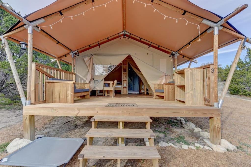 Hotel 12 Fires Luxury Glamping With Heating #3 Johnson City Exteriér fotografie